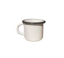 Кружка ем. 250мл /1 без кришки Білий пола ручк. (І01021) ТМ IDILIA