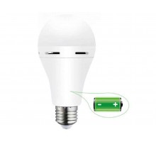 Акумуляторна лампа 7W 6500K вбудований акумулятор E27 ТМ КИТАЙ