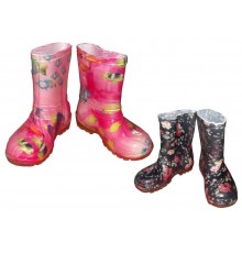 Чоботи дитячі (силікон) з малюнком Асорті (25р) ТМ MEGA