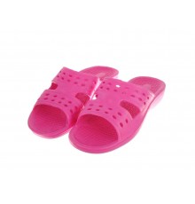 Капці пляжні жіночі (6 пар) ДОМИНО арт. SV-1001 (36-41р.) малинові ТМ CROSS