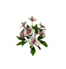 Букет штучних квітів шовк Орхідеї h-45см г-9 р-10см мікс рожево-білий ТМ MEMORI