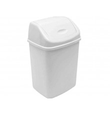 Відро для сміття із кришкою № 1 5л білий арт. ZP401 ТМ ZAMBAK PLASTIK