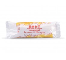 Бинт стерильний 5х10см (тип 17) ТМ НАША ВАТА